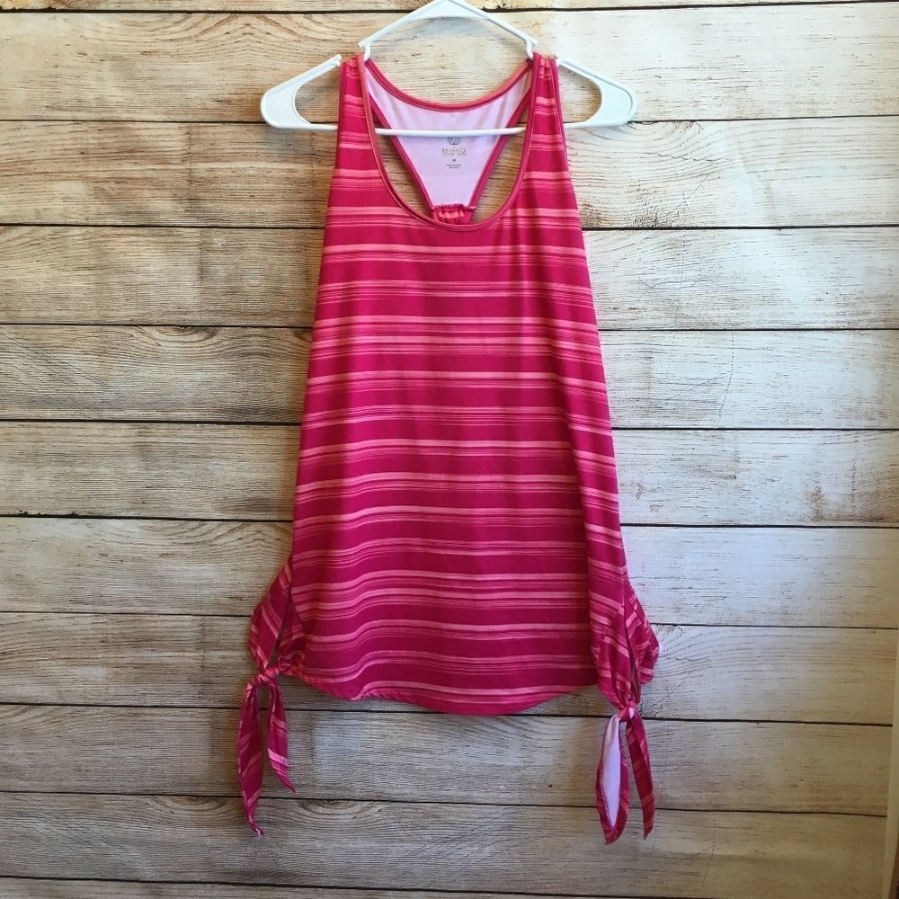 BALANCE COLLECTION TANK TOP WITH TIE SIDES IN PINK